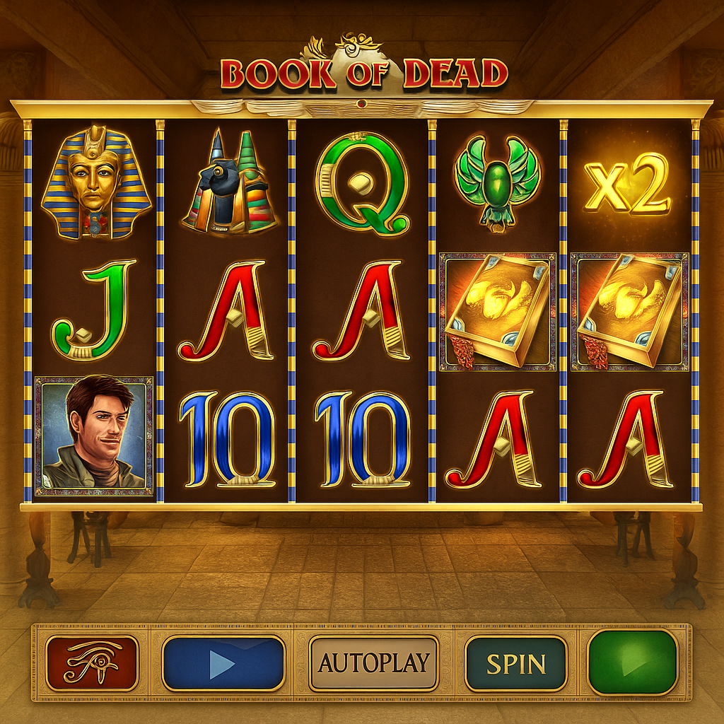 MonacoBet - Book of Dead Slot Game - Play'n GO